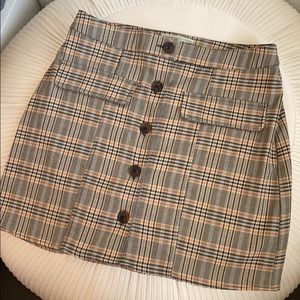 Plaid Urban Outfitters Skirt